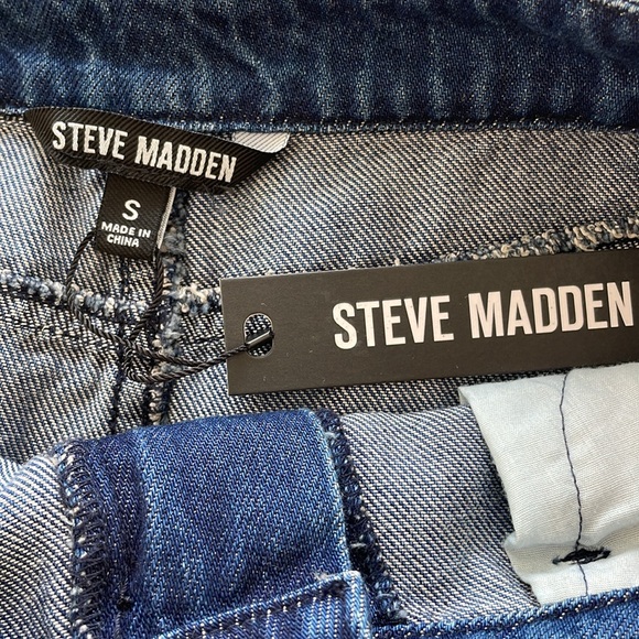 NWT STEVE MADDEN DENIM MIDI SKIRT - Picture 6 of 8